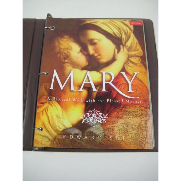 Mary A Biblical Walk With The Blessed Mother Edward Sri Student Guide Binder - Picture 2 of 8